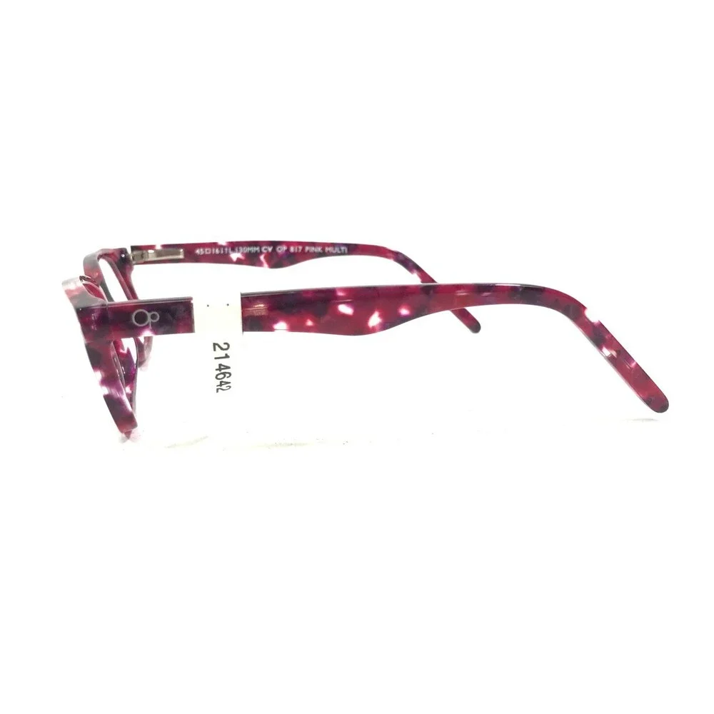 Ocean Pacific OP 817 PINK MULTI Eyeglasses Frames Rectangular Tortoise 45-16-130